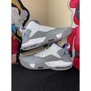 Nike Air Jordan Stay Loyal  Wolf Men's Sneakers - White, Grey, Indigo Size 9.5M